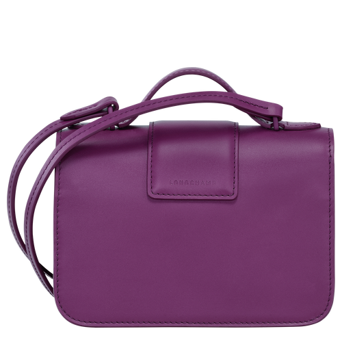 Box-Trot XS Crossbody bag , Violet - Leather - View 4 of  4