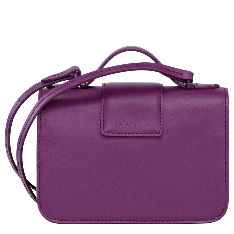 Box-Trot 斜揹袋 XS , 紫色 - 皮革  - 查看 4 4
