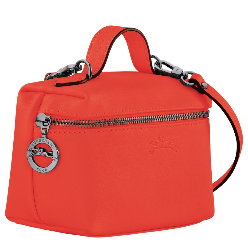 Umhängetasche XS Le Pliage Xtra , Leder - Orange  - Ansicht 3 von 5