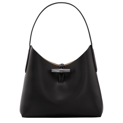 Roseau M Hobo bag , Black - Leather - View 1 of  6