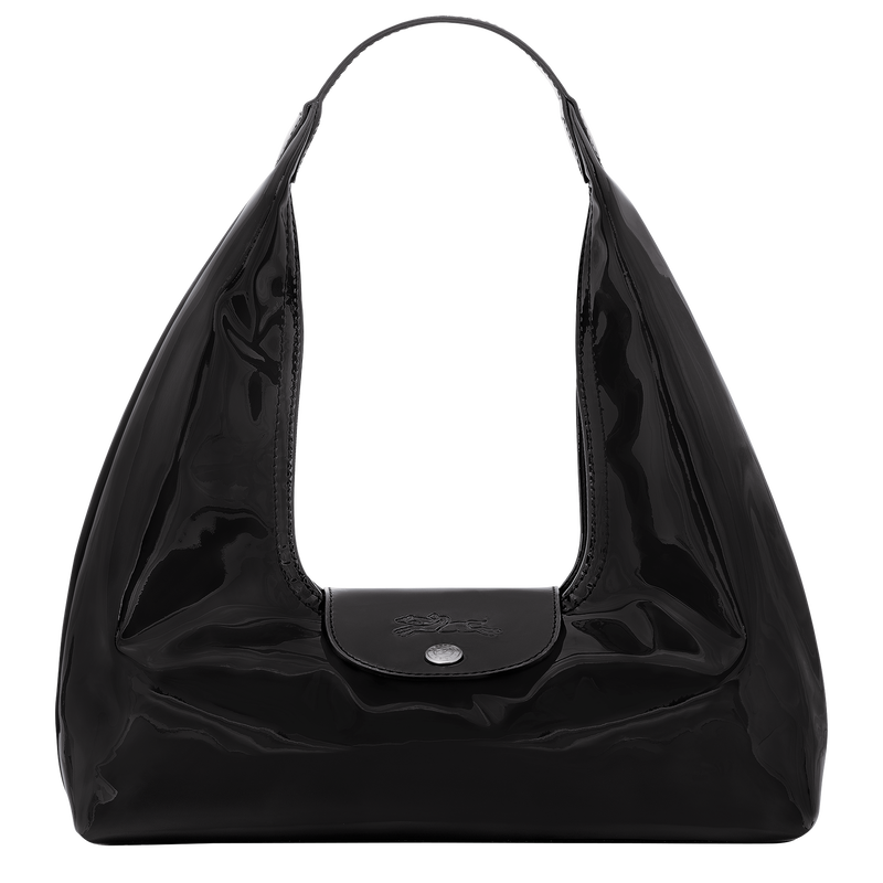 Le Pliage Xtra M Shoulder bag , Black - Leather  - View 1 of  3
