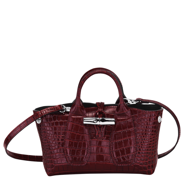 Top handle bag XS Roseau Burgundy (10057HTS009) | Longchamp US