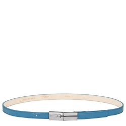 Le Roseau Ladies' belt , Azure - Leather