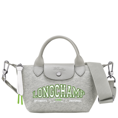 Longchamp gray on sale bag