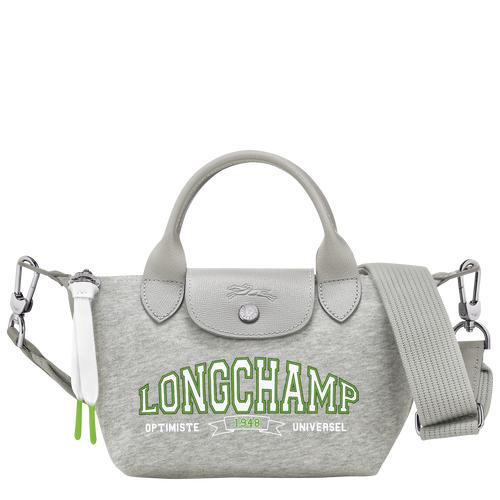 Le Pliage Collection XS Handbag Grey Canvas Longchamp US