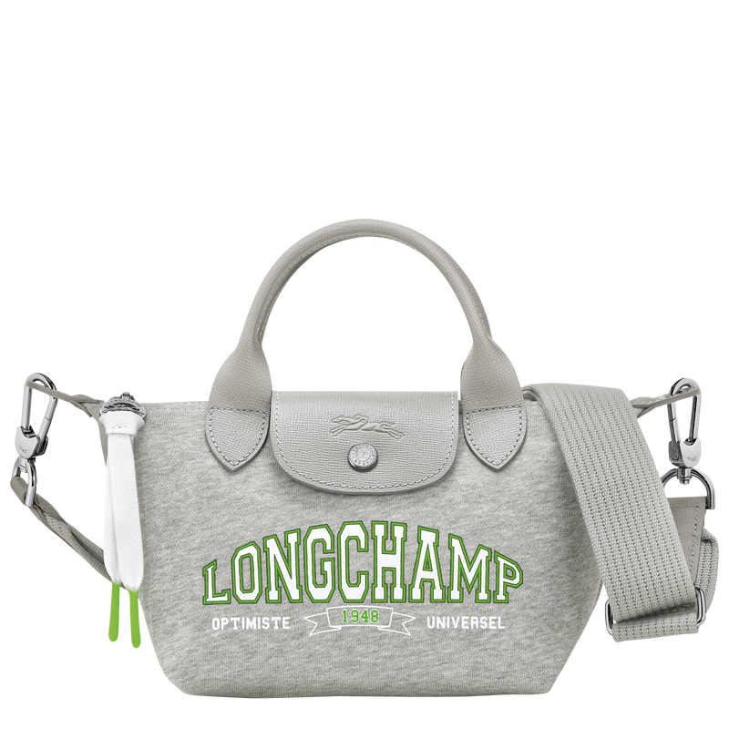 Le Pliage Collection XS Handbag , Grey - Canvas  - View 1 of  6