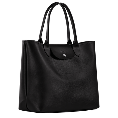 Longchamp black outlet tote bag