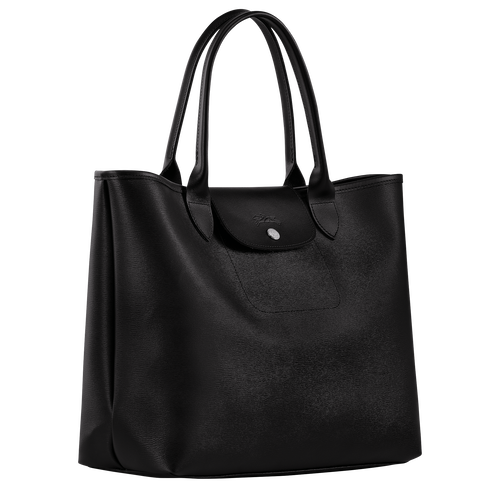 Le Pliage City L Tote bag , Black - Canvas - View 3 of 5