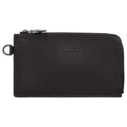 Le Pliage Xtra Pouch , Black - Leather