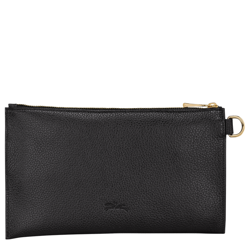 Pochette Le Foulonné , Cuir - Noir  - Vue 3 de 3