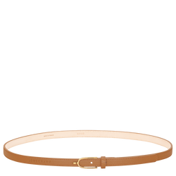 Le Foulonn&eacute; Ladies' belt , Pecan - Leather