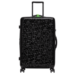 LGP Travel L Suitcase , Black - Polycarbonate