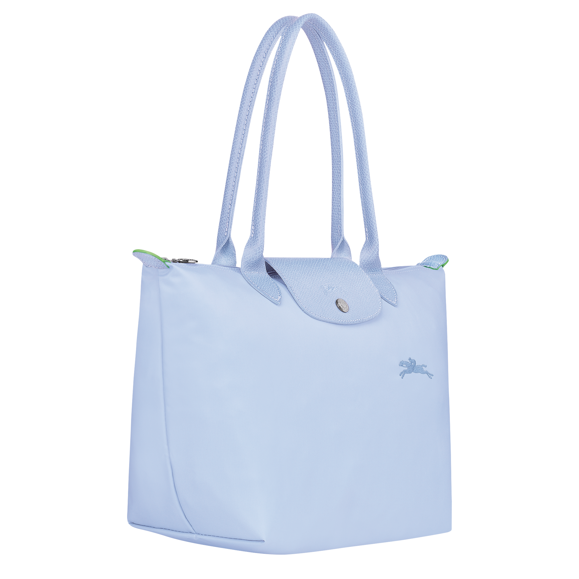 Le Pliage Green M Tote bag Sky Blue - Recycled canvas (L2605919P79)