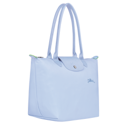 Le Pliage Green Schoudertas M , Hemelsblauw - Gerecycled canvas