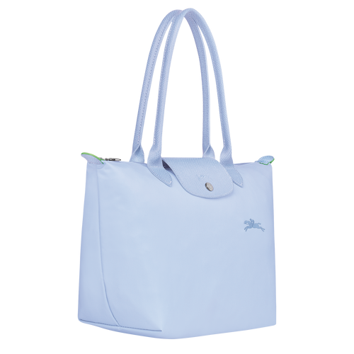 Le Pliage Green M Tote bag , Sky Blue - Recycled canvas - View 2 of  4