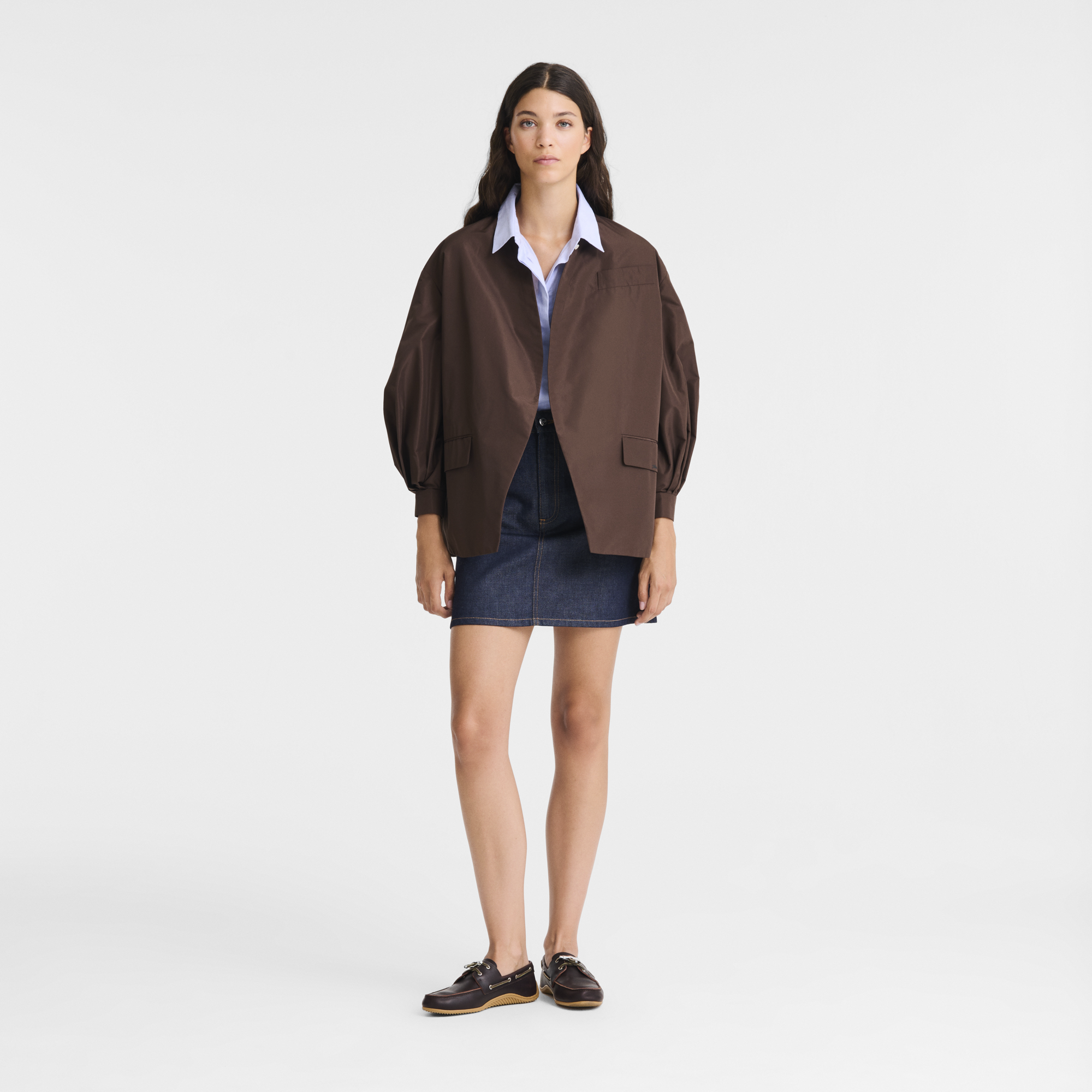 null Giacca kimono,  Moka