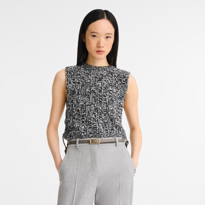 Épure Ladies' belt , Turtledove - Leather  - View 2 of  3