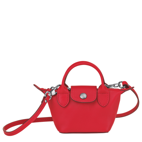 Crossbody bag XS Le Pliage Cuir Red (10099757545) | Longchamp US