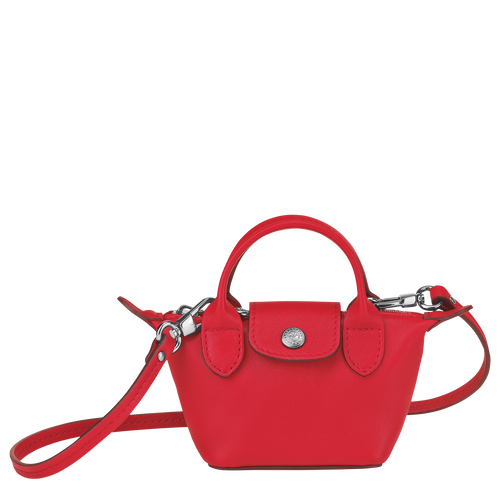 Sac porté travers XS Le Pliage Cuir Rouge (10099757545) | Longchamp BE Sac porté travers XS Le Pliage Cuir Rouge (10099757545) | Longchamp BE