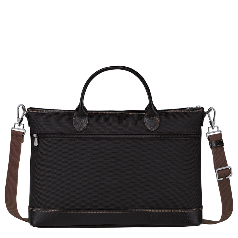 Boxford S Briefcase , Black - Canvas  - View 4 of 5