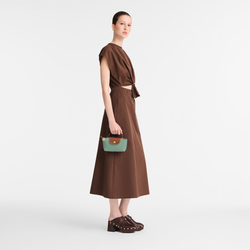 Le Pliage Original Pouch with handle , Celadon - Recycled canvas
