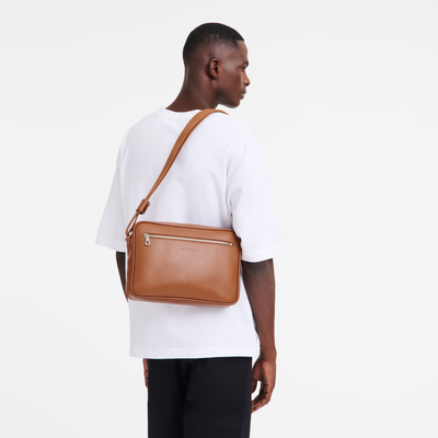 Camera bag M Le Foulonn&eacute; , Cuir - Caramel