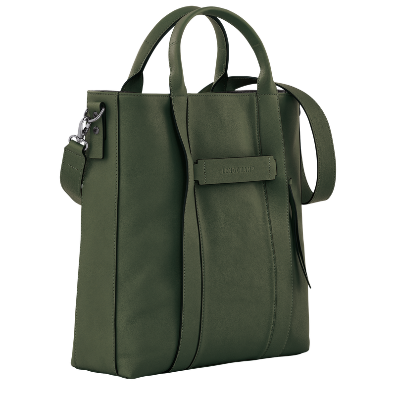 Longchamp khaki tote hot sale
