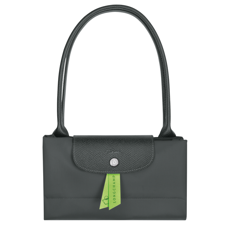 Shopper L Le Pliage Green , Recyceltes Canvas - Graphitgrau  - Ansicht 6 von 6