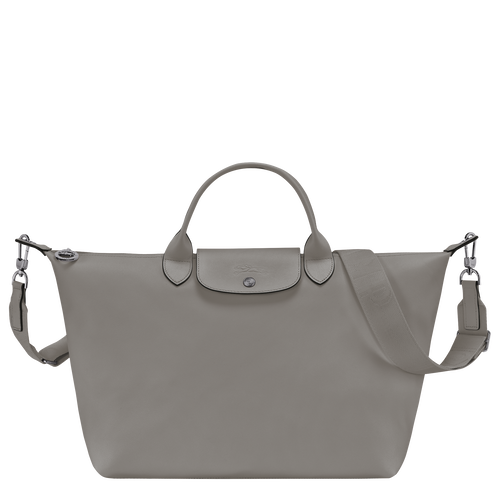 Le Pliage Xtra L Handbag , Turtledove - Leather - View 1 of  6