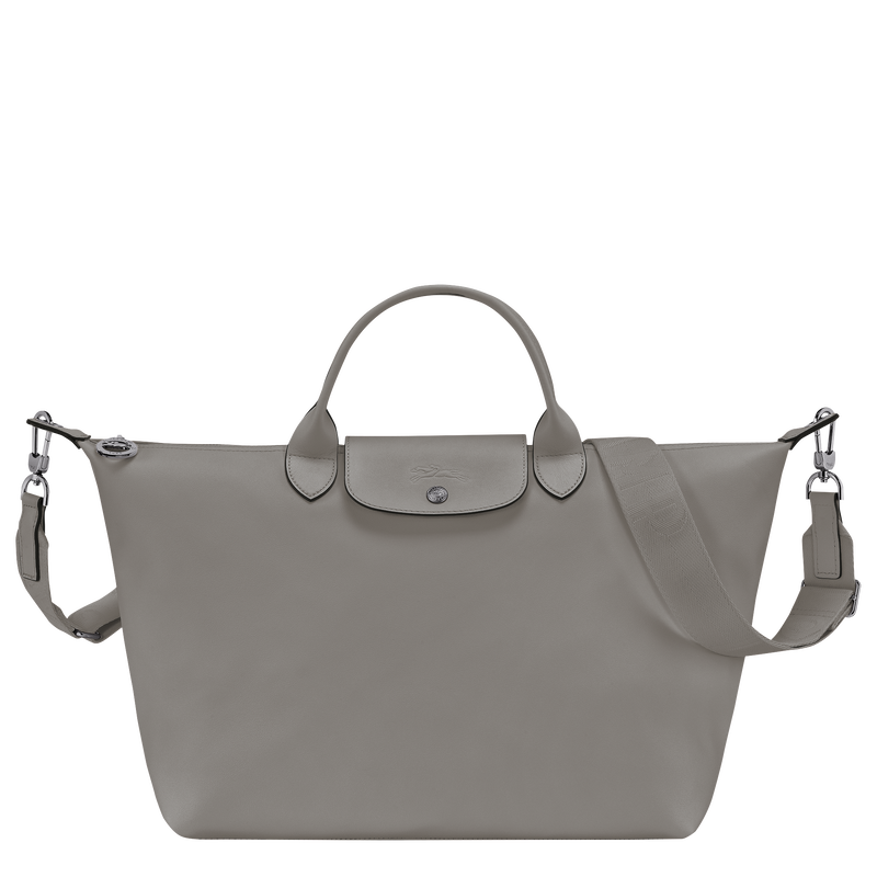 Handtasche L Le Pliage Xtra , Leder - Turteltaube  - Ansicht 1 von 6