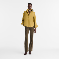 Shirt , Olive - Popelin