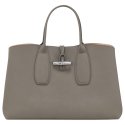 Roseau XL Handbag , Turtledove - Leather