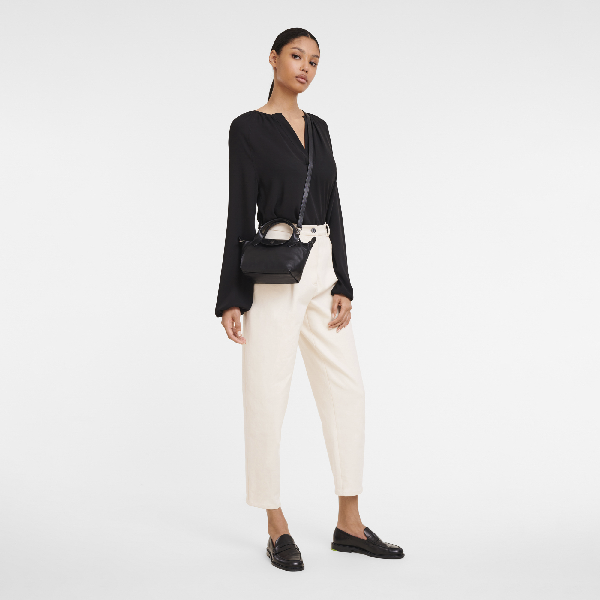 longchamp le pliage cuir lgp