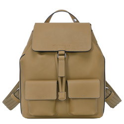 Longchamp 3D S Backpack , Tobacco - Leather