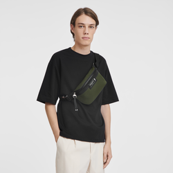 Le Pliage Energy M Belt bag , Khaki - Recycled canvas