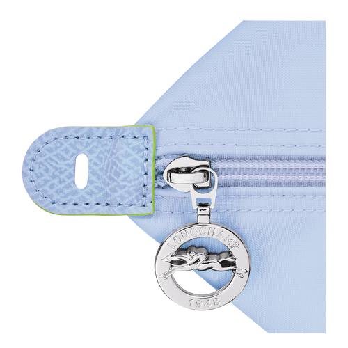Le Pliage Green M Travel bag , Sky Blue - Recycled canvas - View 4 of  5