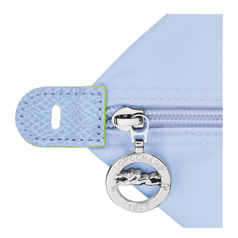 Le Pliage Green M Travel bag , Sky Blue - Recycled canvas  - View 4 of  5