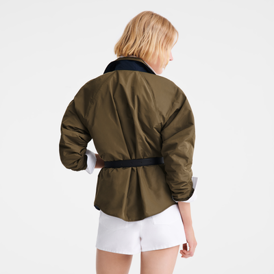 null Gewatteerde blouson, Marine/Artisjok
