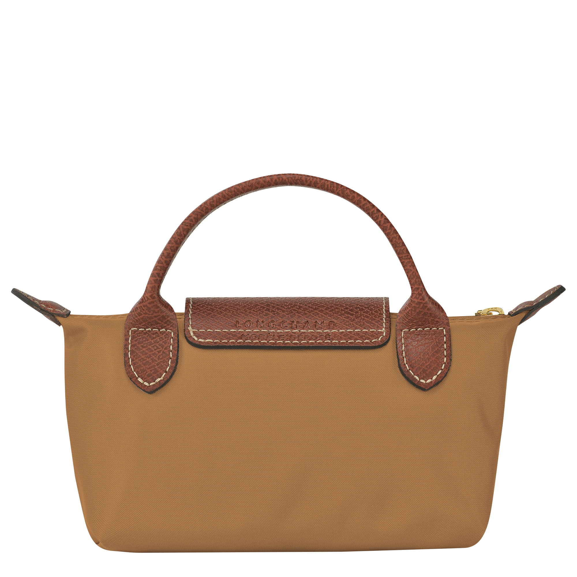 Pouch with handle, Fawn - View 4 of
6 - zoom in Le Pliage Original Pouch with handle, Fawn