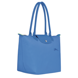 Le Pliage Green 肩揹袋 M , 矢車菊藍 - 再生帆布