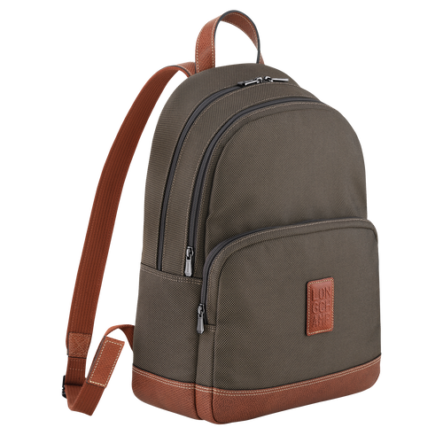 Boxford Backpack , Brown - Recycled canvas - View 3 of 5