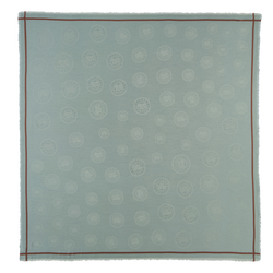 La Médaille Longchamp Shawl , Vervain - Cotton blend