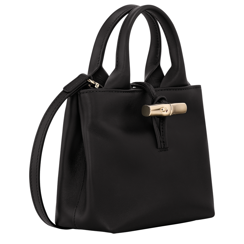 Handtasche XS Le Roseau , Leder - Schwarz  - Ansicht 3 von 7
