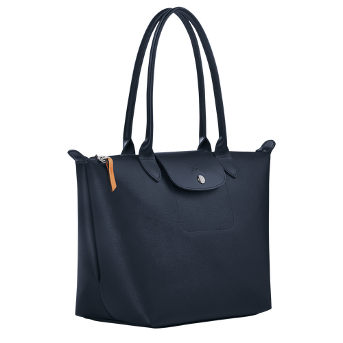 Le Pliage City M Tote bag , Navy - Canvas - View 3 of 4