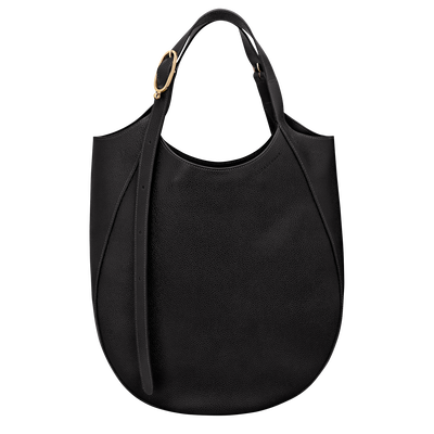 Shopper XL Le Foulonné , Leder - Schwarz
