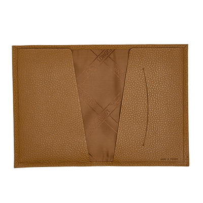 Le Foulonné Passport cover, Walnut