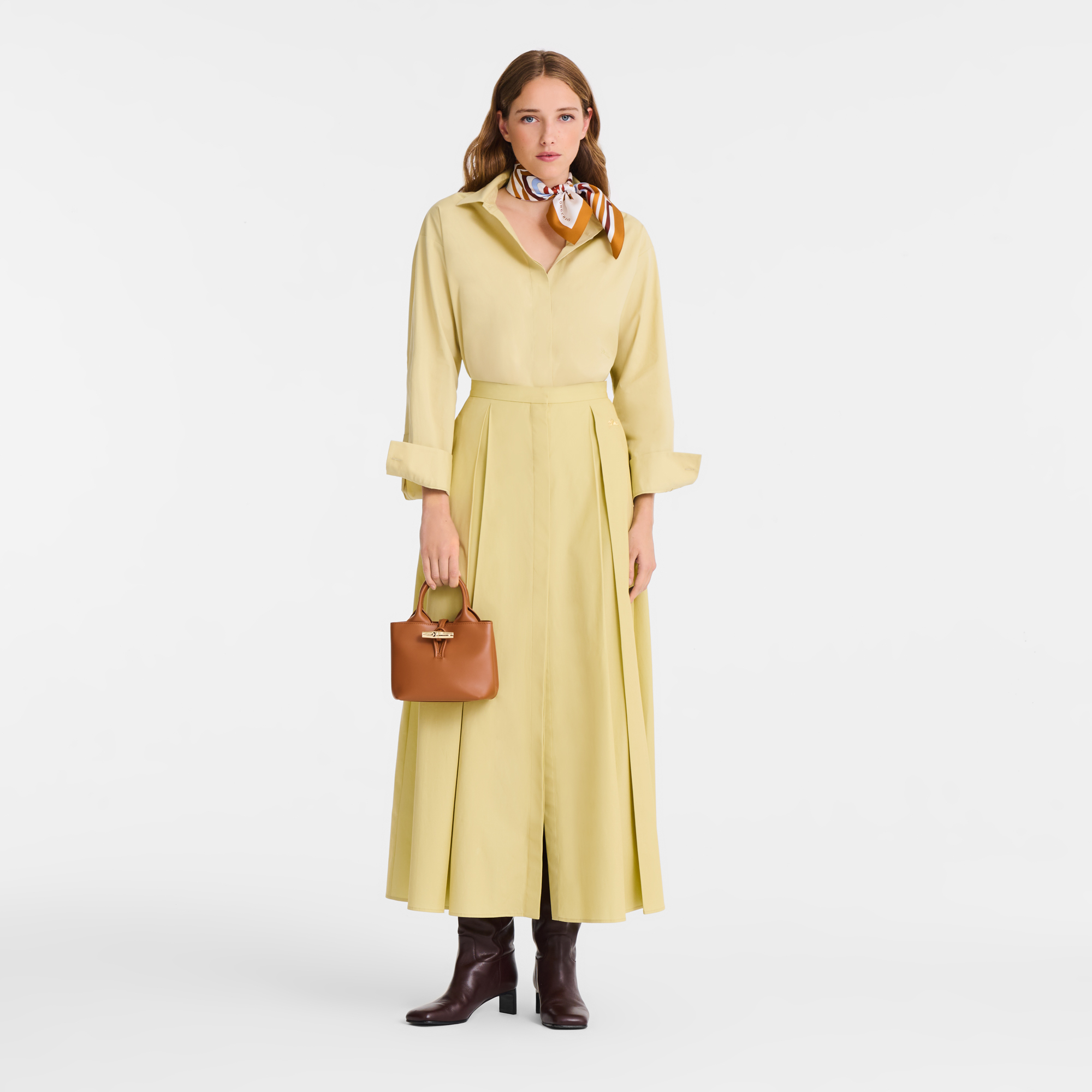 Le Roseau Tas met handgreep aan de bovenkant XS, Cashew