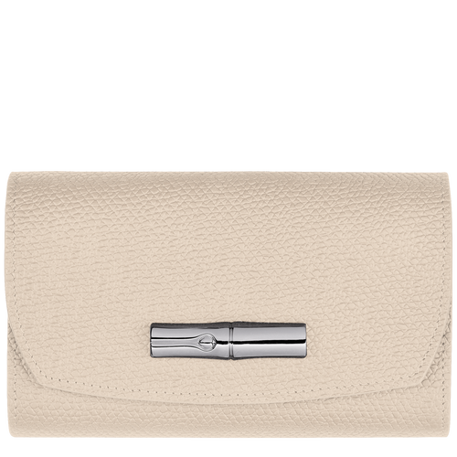 Brieftasche im Kompaktformat Le Roseau , Leder - Papier - Ansicht 1 von 3