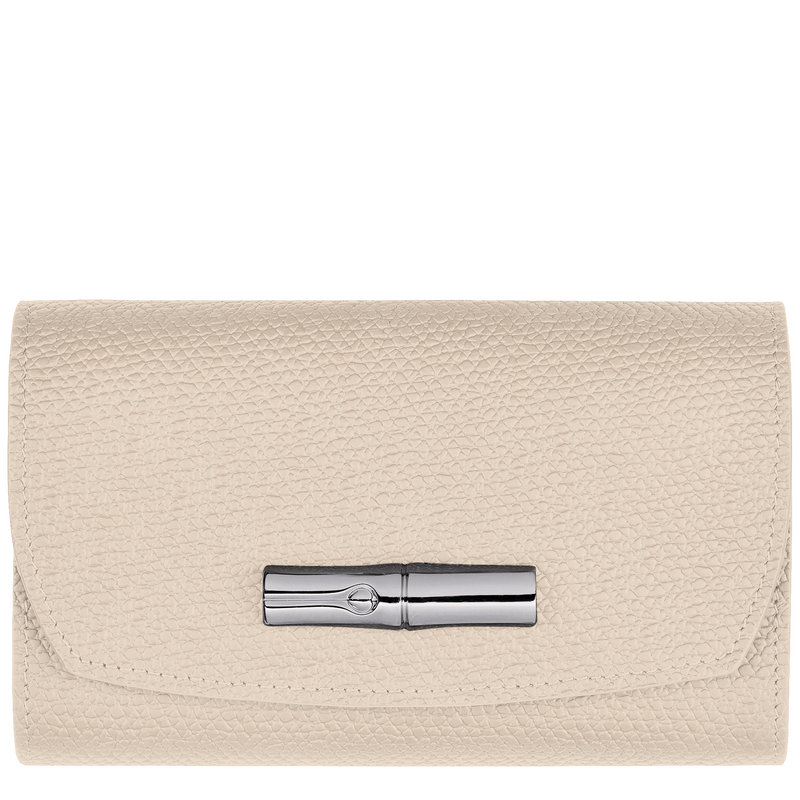Brieftasche im Kompaktformat Roseau , Leder - Papier  - Ansicht 1 von 3