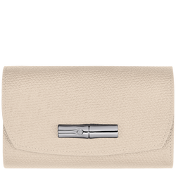 Brieftasche im Kompaktformat Roseau , Leder - Papier